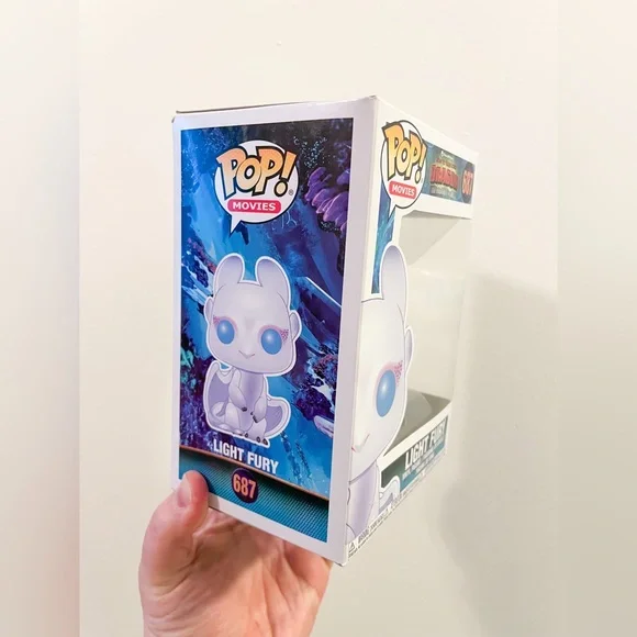 Funko Pop - Light Fury - How to Train Your Dragon The Hidden World - NIB - Picture 2 of 7